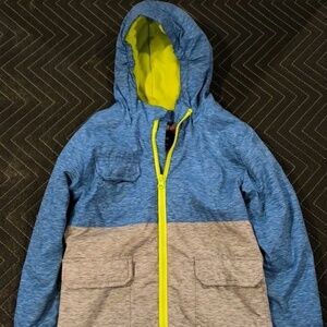 Boys Swiss Tech Toddler Coat Jacket Blue Gray Size 4T